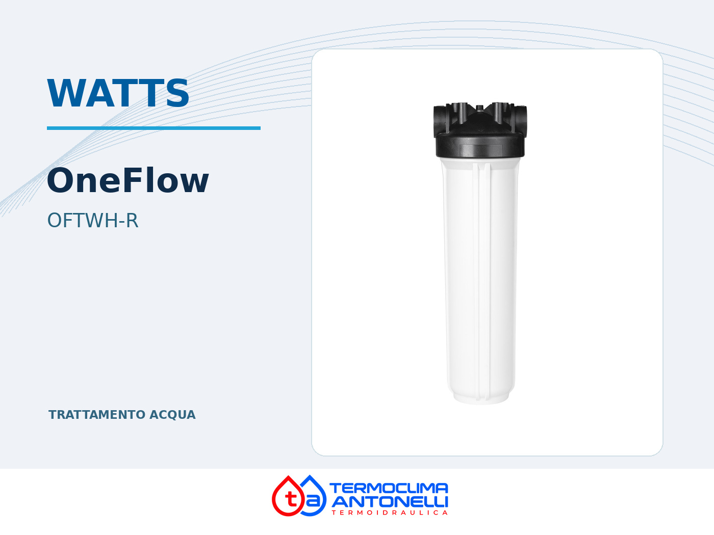 Watts OneFlow OFTWH-R anticalcare senza sale a Roma