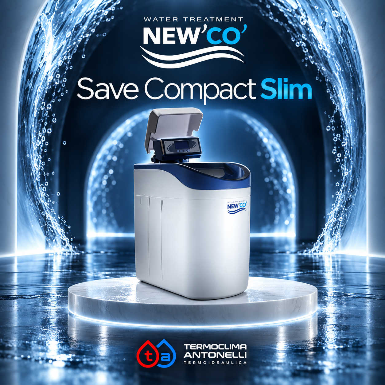 Addolcitore NewCo Save Compact Slim
